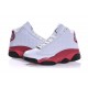 jordan 13 pour enfant garçon blanc rouge noir