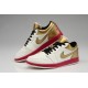 air jordan 1 Matador courir blanc fuchsia or