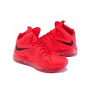 basket lebron 10 rouge noir