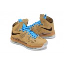 Nike LeBron X EXT brun noisette bleu