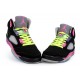 aire jordan 5 pour fille noir rose vert