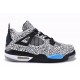 jordan 4 Elephant ciment gris noir bleu