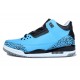 air jordan 3 bleu poudre noir