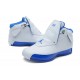 basket jordan 18 pour enfant blanc bleu