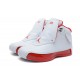 les jordan enfants 18 blanc rouge