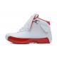 les jordan enfants 18 blanc rouge