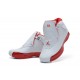 les jordan enfants 18 blanc rouge