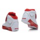 les jordan enfants 18 blanc rouge