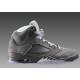 Air Jordan 5 Loup Gris En Daim