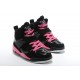 jordan flight 45 pour fille noir rose