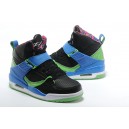 jordan flight 45 femme noir vert bleu