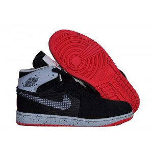 jordan 1 noir rouge gris