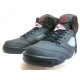 Air Jordan 5 Retro noir et feu rouge