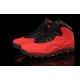 courir chaussure jordan femme 10 rouge noir