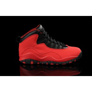 basket jordan 10 rouge noir