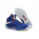 Nike LeBron X EXT suede bleu