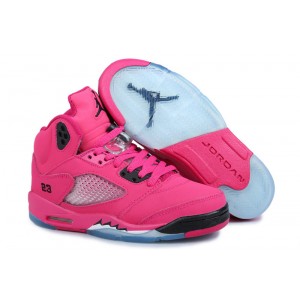 baskette jordane 5 pour fille fusion rose