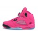 baskette jordane 5 pour fille fusion rose