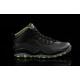 chaussure air jordan 10 noir gris vert