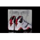 jordan 7 enfant blanc rouge or argent