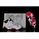 jordan 7 enfant blanc rouge or argent