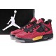 air jordans retro 4 femme rouge elephant print