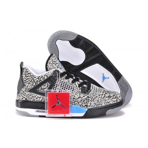 chaussure fille jordan 4 gris elephant print