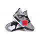 chaussure fille jordan 4 gris elephant print