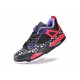 basket jordan IV noir violet rouge