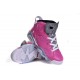 jordan 6 fille rose gris