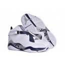 basket air jordan 8.0 blanc marine gris