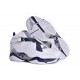 basket air jordan 8.0 blanc marine gris