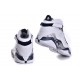 basket air jordan 8.0 blanc marine gris