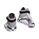 chaussure jordan 8.0 courir blanc gris rouge