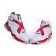 chaussure femme air jordan 8.0 blanc rouge