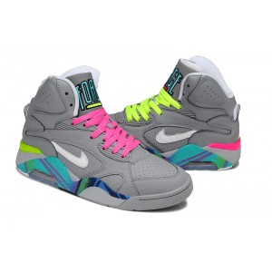 chaussure de basket Air Force 180 bel air gris volt vert