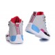 aire jordan 12 pour enfant fille gris bleu