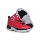 basket enfant jordan 12 rouge noir