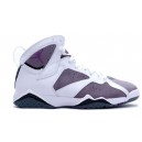 Air Jordan 7 blanc flint grise violet