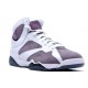 Air Jordan 7 blanc flint grise violet