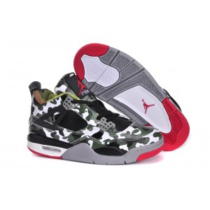 jordan retro 4 camo vert