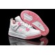 jordan 4 pour enfant blanc rose