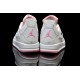 jordan 4 pour enfant blanc rose