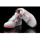 jordan 4 pour enfant blanc rose