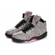 jordan 5 3lab5 gris rouge