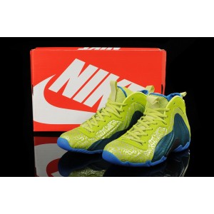 nike air flightposite volt/photo bleu/noir