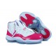 Air Jordan 11 (XI) retro pour femme blanc rose