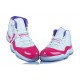 Air Jordan 11 (XI) retro pour femme blanc rose