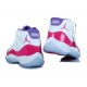Air Jordan 11 (XI) retro pour femme blanc rose