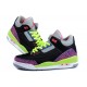 air jordan 3 retro noir violet vert enfant